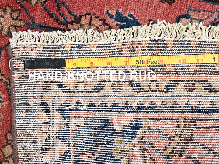 3'2" x 4'9" Vintage Hand Knotted Pink Wool Rectangle Oriental Rug - MOA1022633