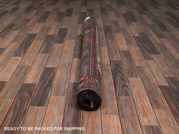 5'2" x 6'4" New Hand Knotted Ivory Wool Rectangle Oriental Rug - MOA1022663