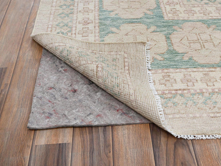 9'10" x 13'8" New Hand Knotted Brown Wool Rectangle Oriental Rug - MOA1022679