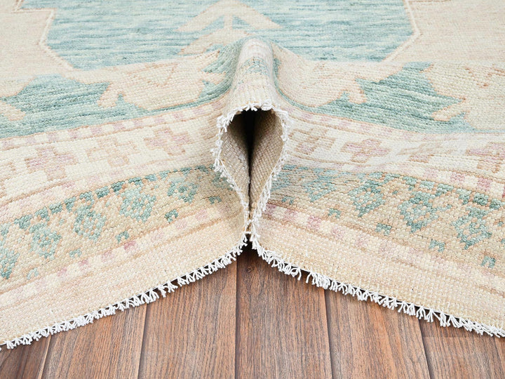 11'8" x 14'8" New Hand Knotted Brown Wool Rectangle Oriental Rug - MOA1022683