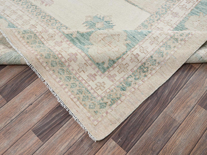 11'8" x 14'8" New Hand Knotted Brown Wool Rectangle Oriental Rug - MOA1022683