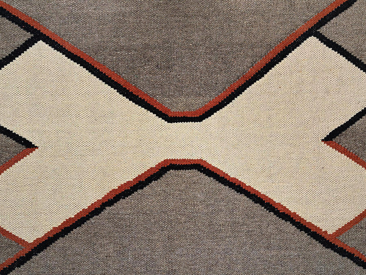 8'1" x 9'11" New Hand Woven Brown Wool Rectangle Oriental Rug - MOA1022686
