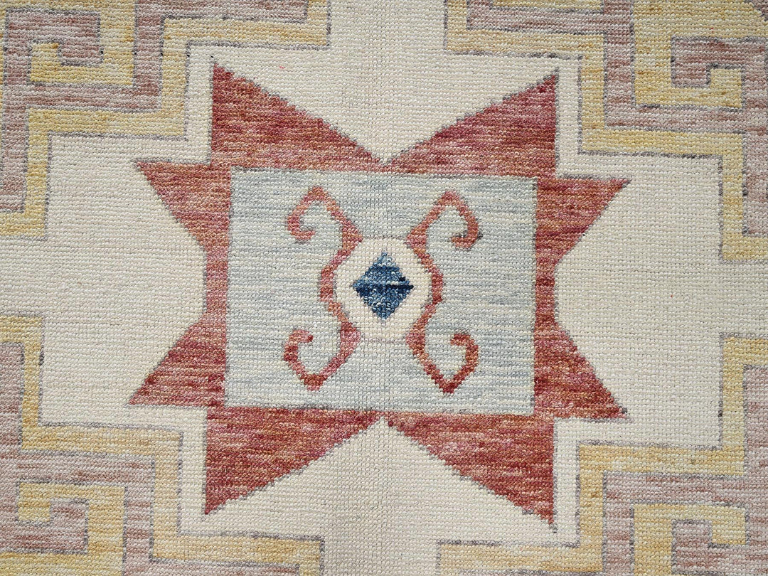 8'8" x 11'9" New Hand Knotted Blue Wool Rectangle Oriental Rug - MOA1022711