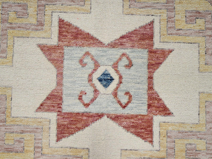 8'8" x 11'9" New Hand Knotted Blue Wool Rectangle Oriental Rug - MOA1022711