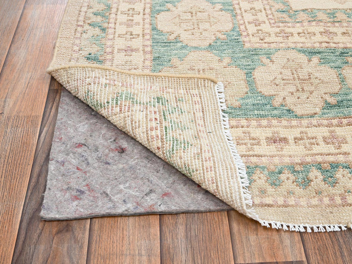 7'9" x 9'11" New Hand Knotted Brown Wool Rectangle Oriental Rug - MOA1022712