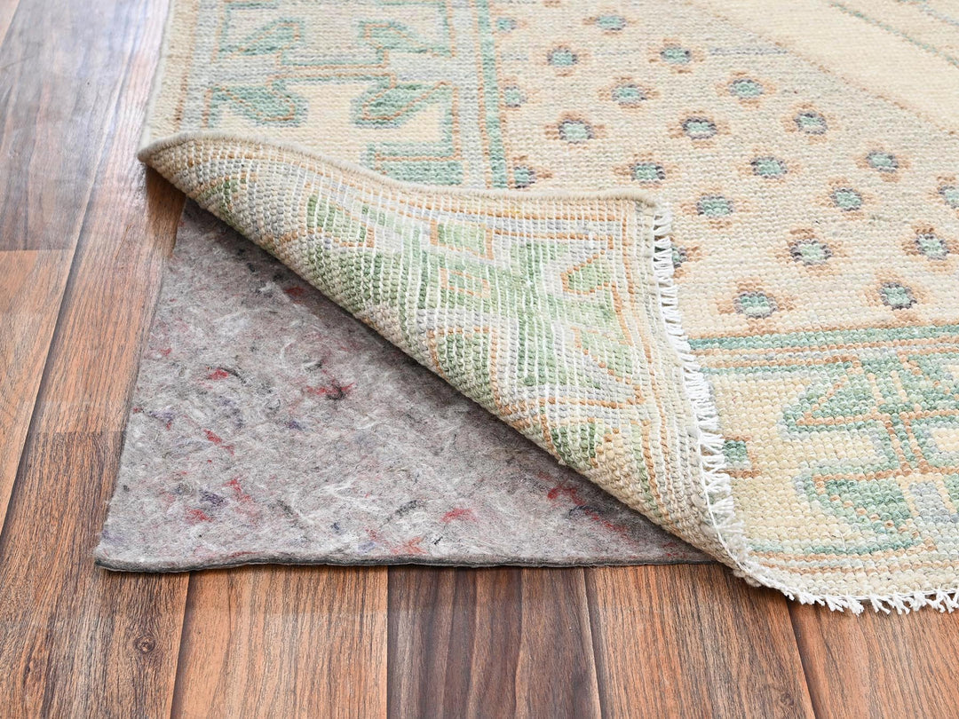 4'11" x 6'10" New Hand Knotted Brown Wool Rectangle Oriental Rug - MOA1022716