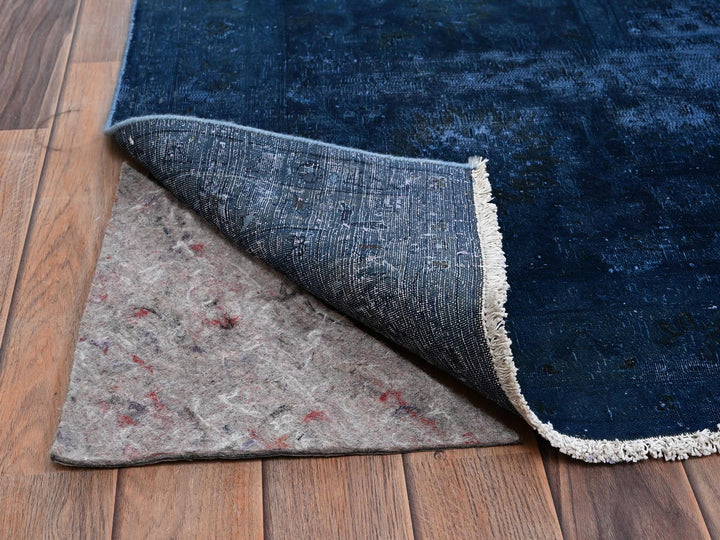 13'0" x 18'8" New Hand Knotted Overdyed Wool & Silk Rectangle Oriental Rug - MOA1022756