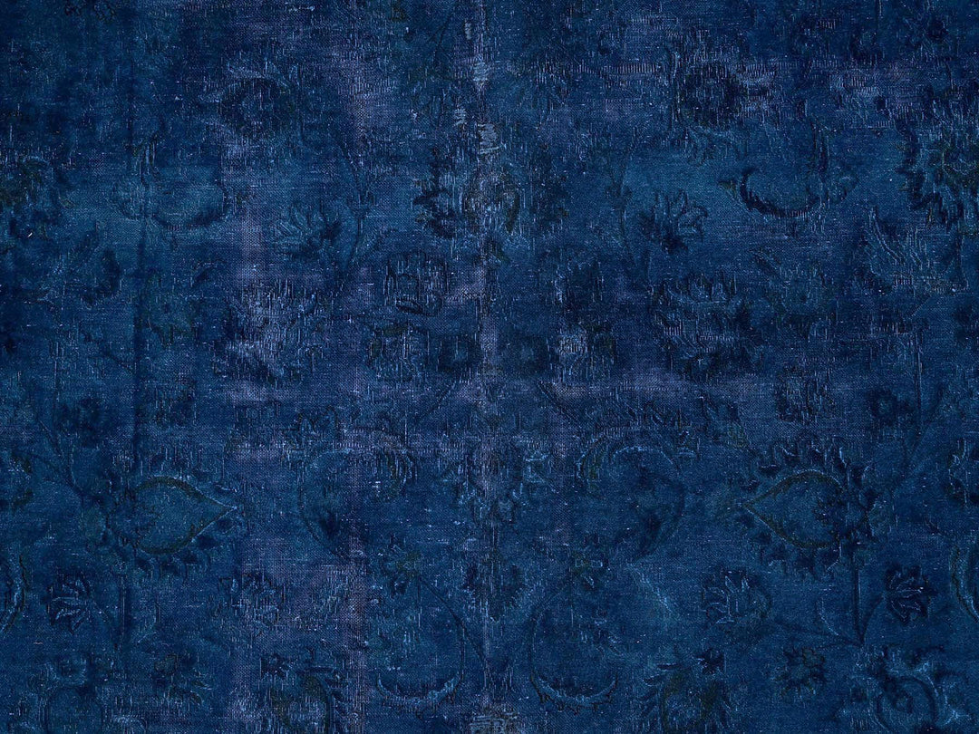 13'0" x 18'8" New Hand Knotted Overdyed Wool & Silk Rectangle Oriental Rug - MOA1022756