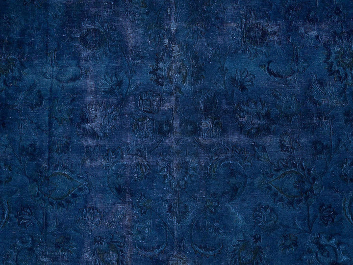 13'0" x 18'8" New Hand Knotted Overdyed Wool & Silk Rectangle Oriental Rug - MOA1022756