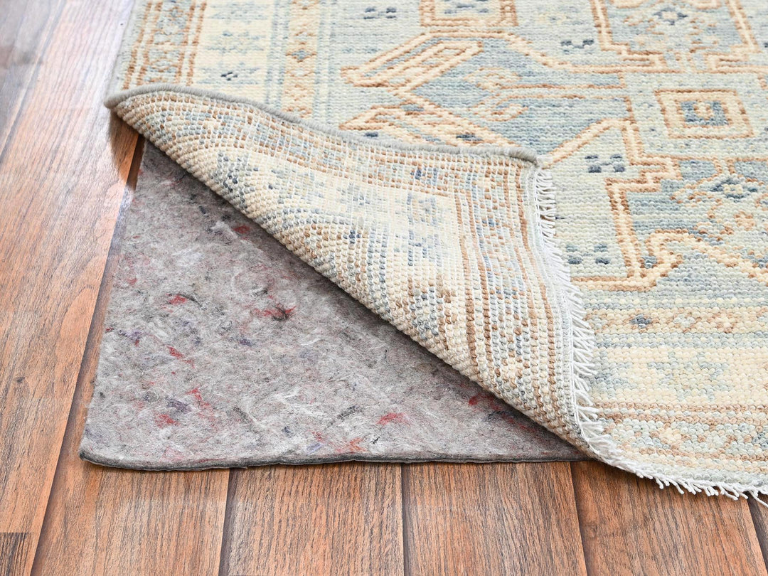 3'0" x 4'7" New Hand Knotted Grey Wool Rectangle Oriental Rug - MOA1022763