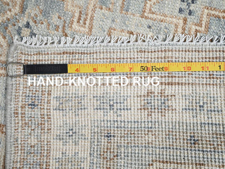 3'0" x 4'7" New Hand Knotted Grey Wool Rectangle Oriental Rug - MOA1022763