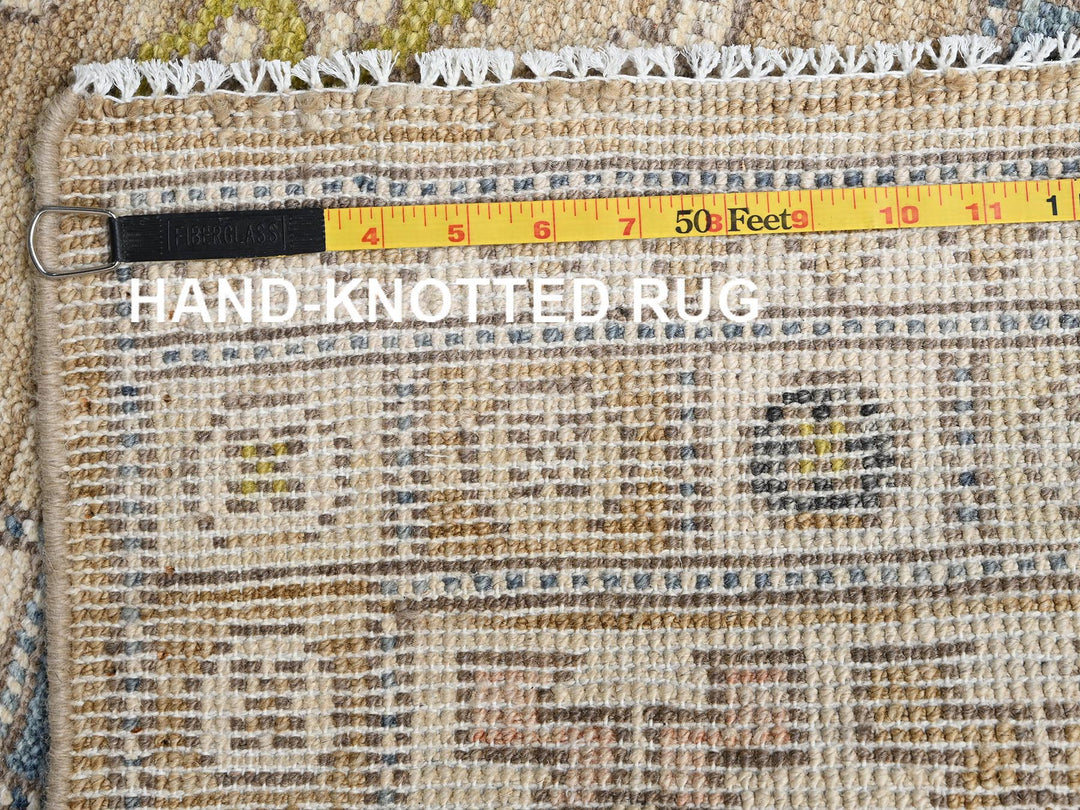 4'9" x 6'11" New Hand Knotted Brown Wool Rectangle Oriental Rug - MOA1022784