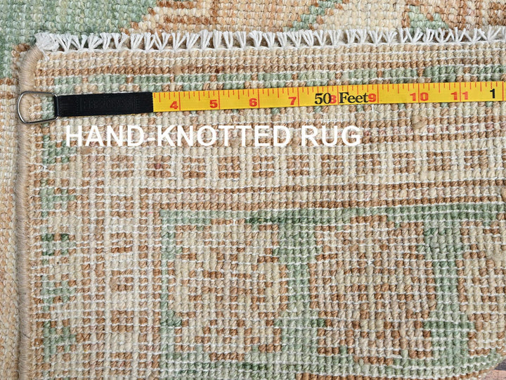 3'10" x 5'11" New Hand Knotted Brown Wool Rectangle Oriental Rug - MOA1022787