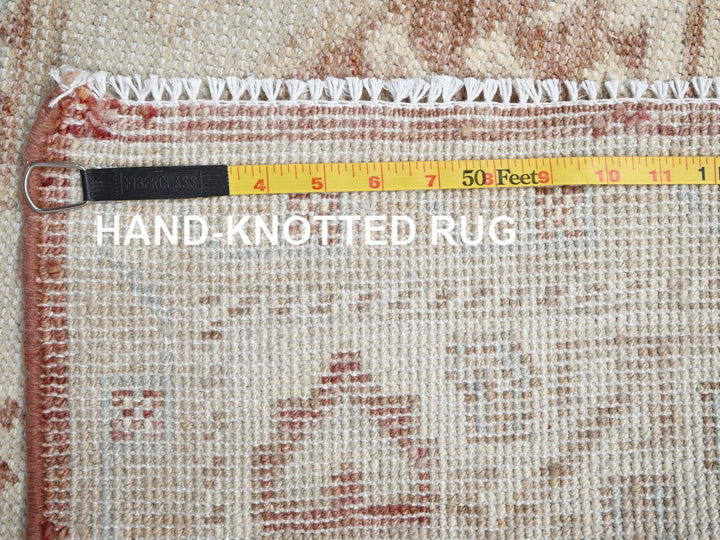 5'0" x 6'10" New Hand Knotted Brown Wool Rectangle Oriental Rug - MOA1022794