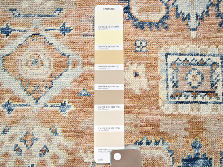 4'8" x 7'0" New Hand Knotted Brown Wool Rectangle Oriental Rug - MOA1022799