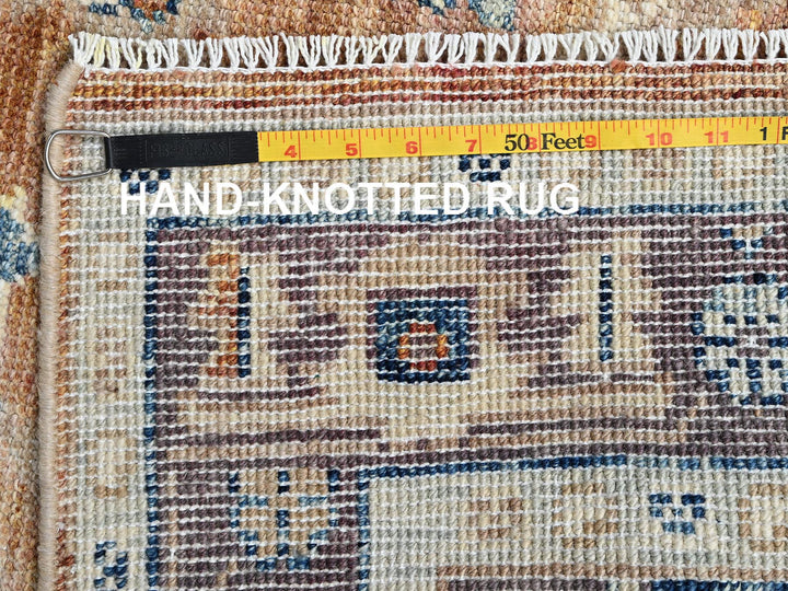 4'8" x 7'0" New Hand Knotted Brown Wool Rectangle Oriental Rug - MOA1022799