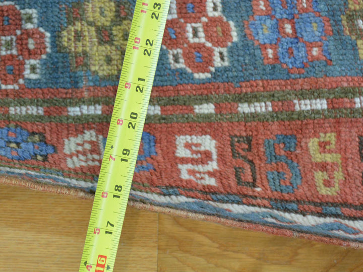4'8" x 7'2" Vintage Hand Knotted Blue Wool Rectangle Oriental Rug - MOA10228231