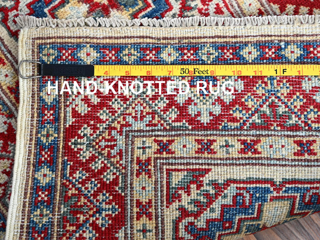 1'11" x 2'11" New Hand Knotted Ivory Wool Rectangle Oriental Rug - MOA102367