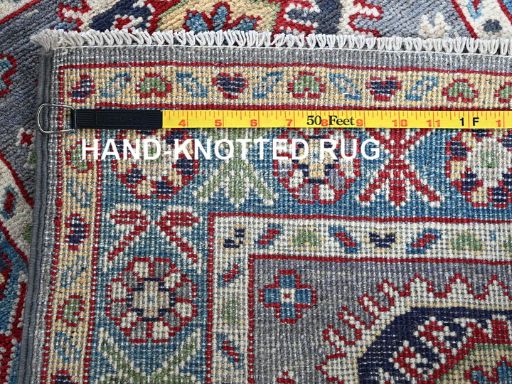 2'1" x 3'0" New Hand Knotted Grey Wool Rectangle Oriental Rug - MOA102370