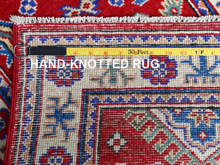 2'0" x 2'11" New Hand Knotted Red Wool Rectangle Oriental Rug - MOA102382