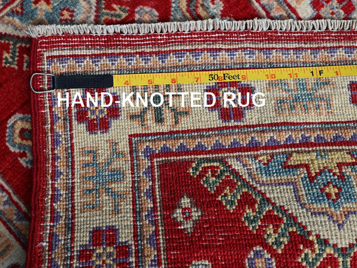 2'0" x 3'0" New Hand Knotted Red Wool Rectangle Oriental Rug - MOA102383