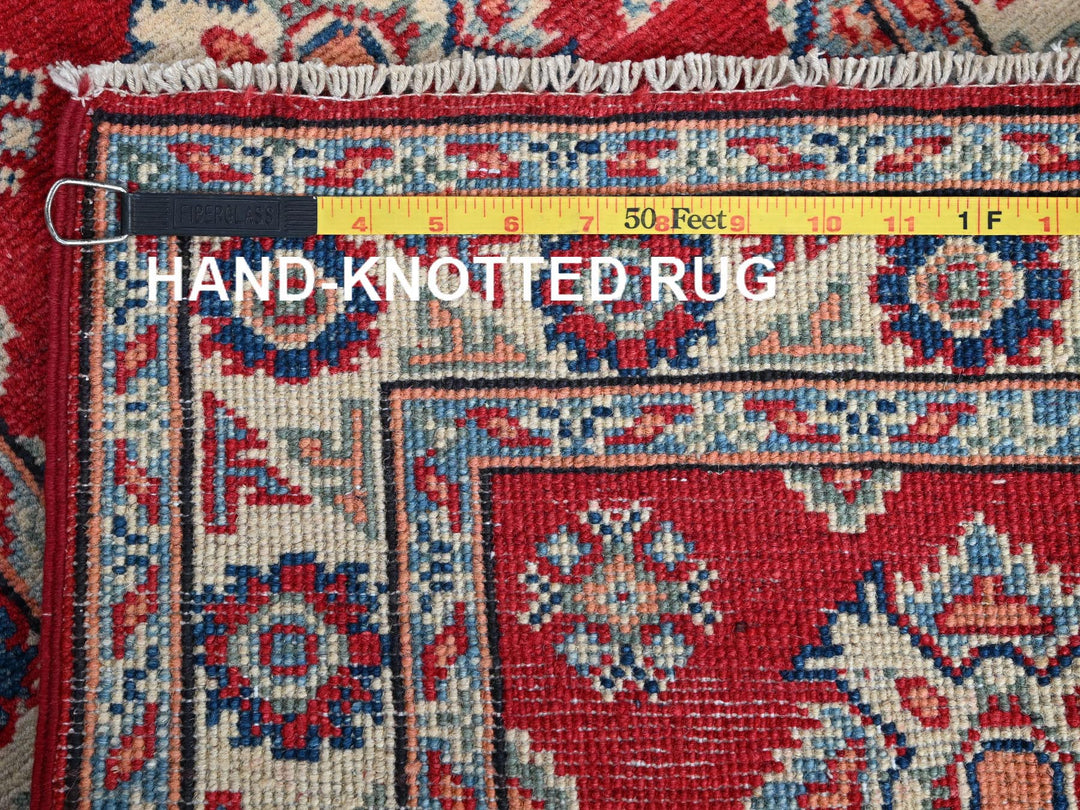 1'11" x 3'0" New Hand Knotted Red Wool Rectangle Oriental Rug - MOA102385