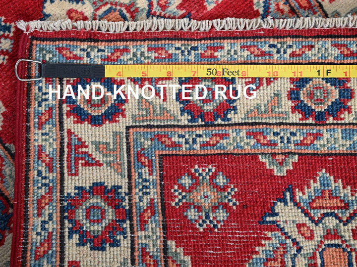 1'11" x 3'0" New Hand Knotted Red Wool Rectangle Oriental Rug - MOA102385