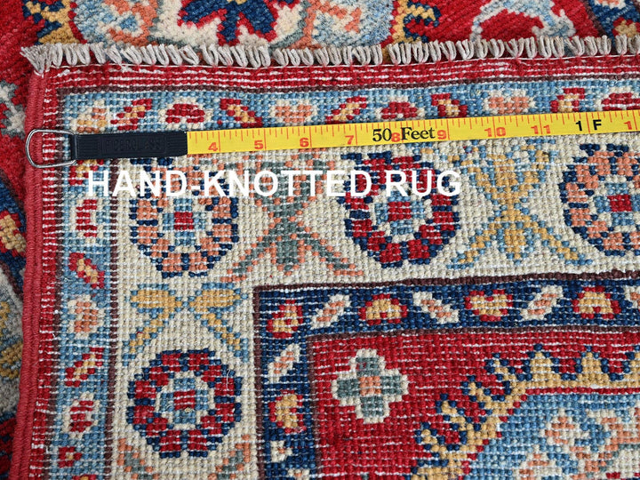 2'1" x 3'1" New Hand Knotted Red Wool Rectangle Oriental Rug - MOA102386