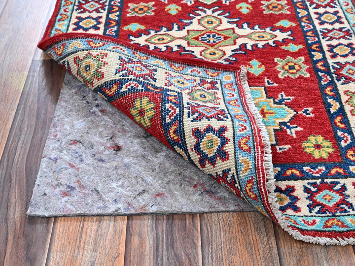 2'1" x 3'0" New Hand Knotted Red Wool Rectangle Oriental Rug - MOA102389