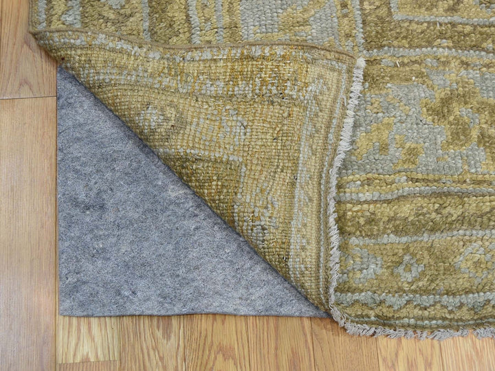 19'2" x 24'7" Vintage Hand Knotted Brown Wool Rectangle Oriental Rug - MOA10239062
