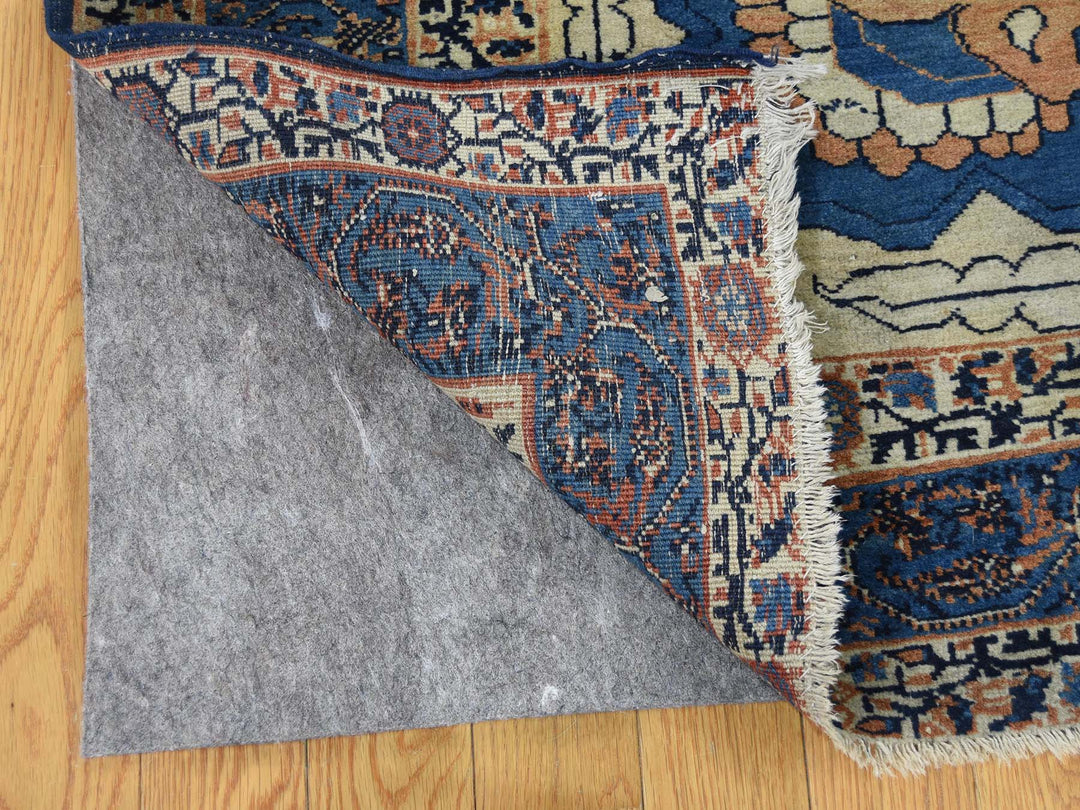 8'4" x 12'6" Vintage Hand Knotted Red Wool Rectangle Oriental Rug - MOA10239751