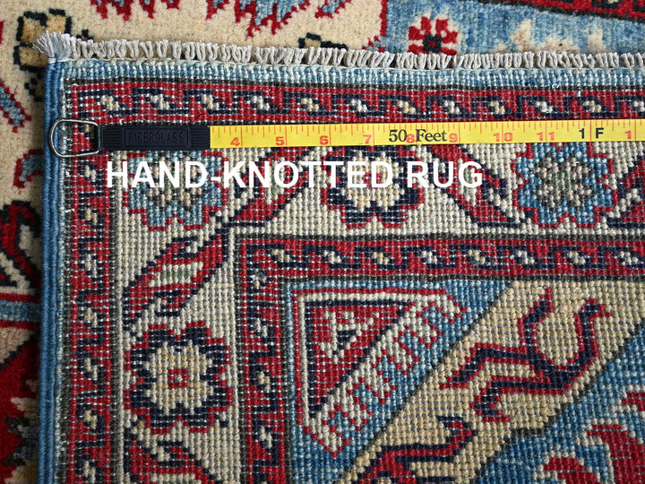2'9" x 3'11" New Hand Knotted Blue Wool Rectangle Oriental Rug - MOA102397