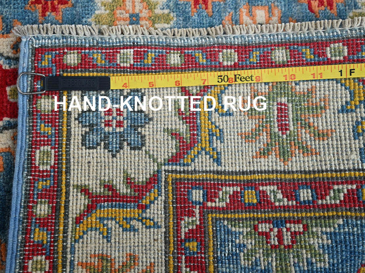 2'10" x 3'11" New Hand Knotted Blue Wool Rectangle Oriental Rug - MOA102405