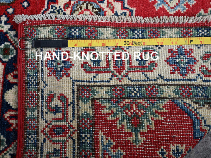 2'6" x 4'0" New Hand Knotted Red Wool Rectangle Oriental Rug - MOA102406