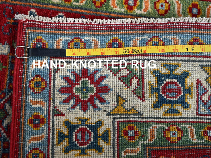2'11" x 3'11" New Hand Knotted Red Wool Rectangle Oriental Rug - MOA102410