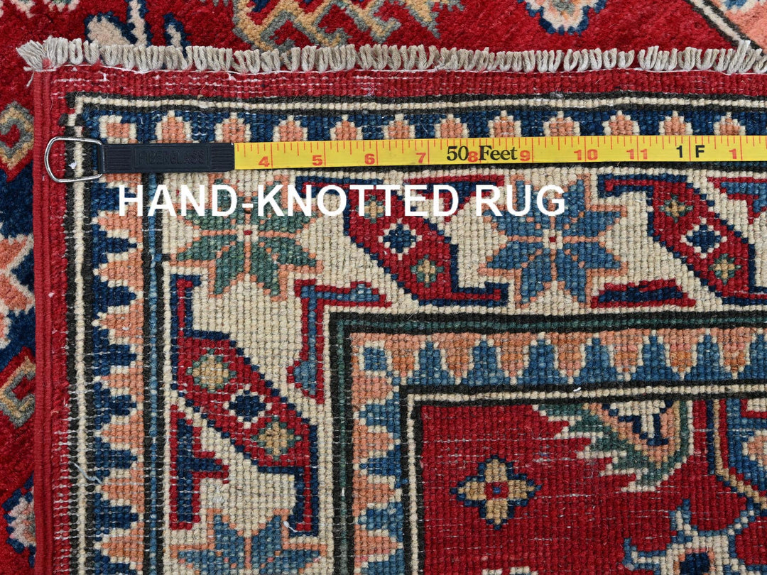 2'7" x 4'0" New Hand Knotted Red Wool Rectangle Oriental Rug - MOA102411