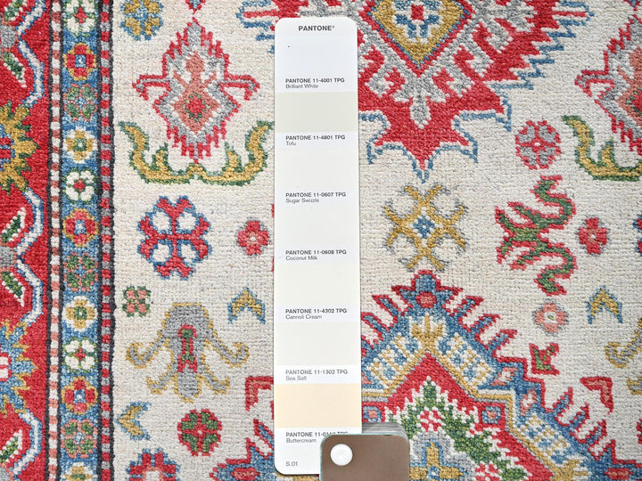 3'2" x 5'3" New Hand Knotted Ivory Wool Rectangle Oriental Rug - MOA102415