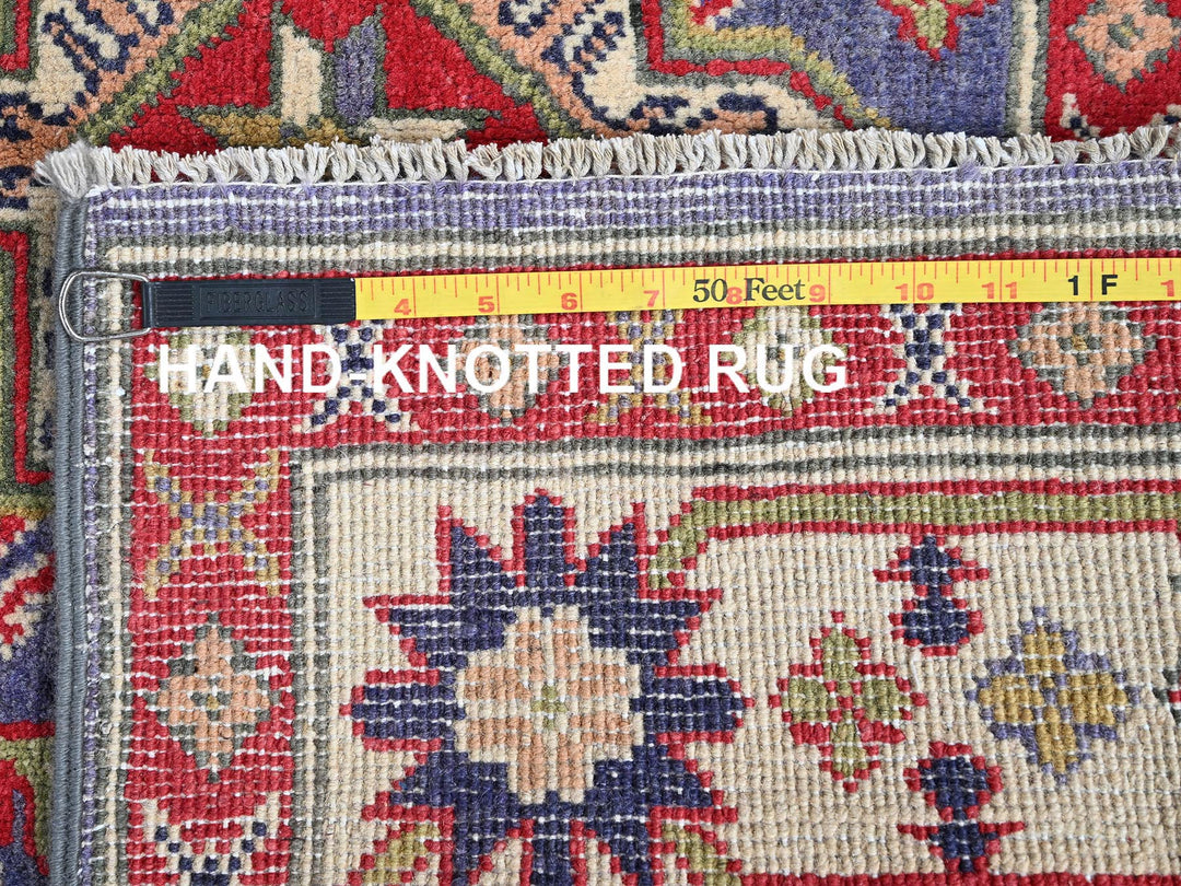 3'11" x 6'1" New Hand Knotted Purple Wool Rectangle Oriental Rug - MOA102417