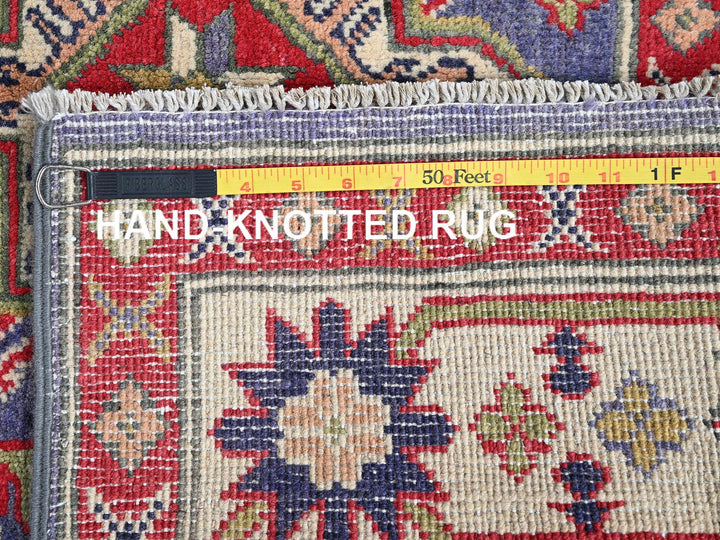 3'11" x 6'1" New Hand Knotted Purple Wool Rectangle Oriental Rug - MOA102417