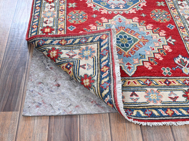 2'9" x 6'8" New Hand Knotted Red Wool Runner Oriental Rug - MOA102430