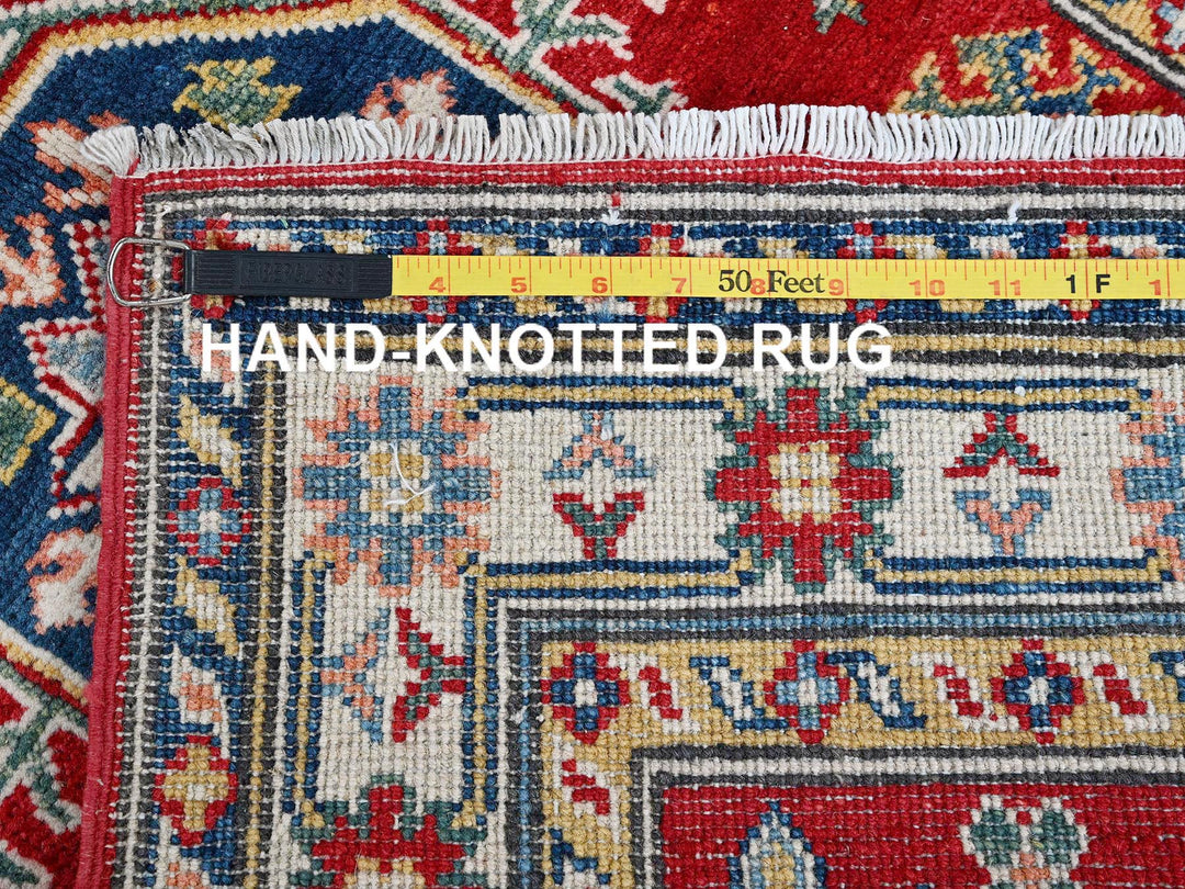 2'9" x 6'8" New Hand Knotted Red Wool Runner Oriental Rug - MOA102430