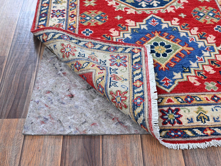 2'9" x 6'6" New Hand Knotted Red Wool Runner Oriental Rug - MOA102432