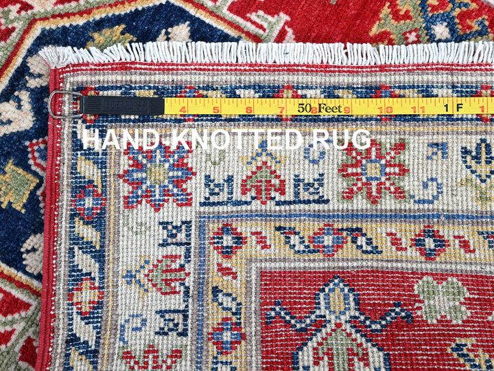 2'9" x 6'6" New Hand Knotted Red Wool Runner Oriental Rug - MOA102432