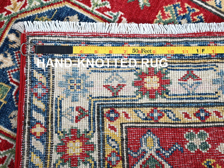 2'9" x 6'4" New Hand Knotted Red Wool Runner Oriental Rug - MOA102434