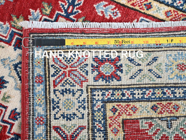 2'8" x 6'4" New Hand Knotted Red Wool Runner Oriental Rug - MOA102444