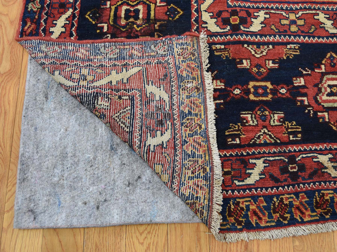 10'4" x 17'7" Vintage Hand Knotted Yellow Wool Rectangle Oriental Rug - MOA10244872