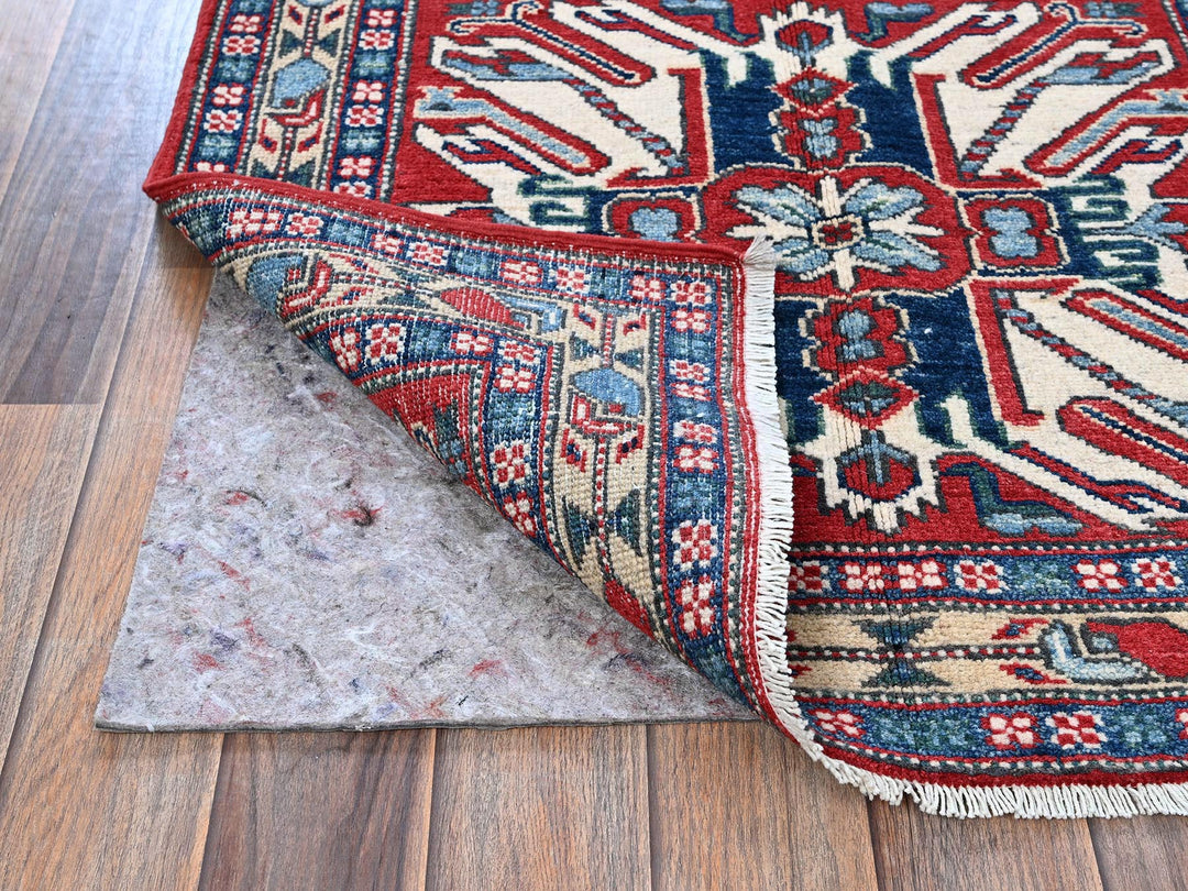 2'9" x 9'10" New Hand Knotted Red Wool Runner Oriental Rug - MOA102453