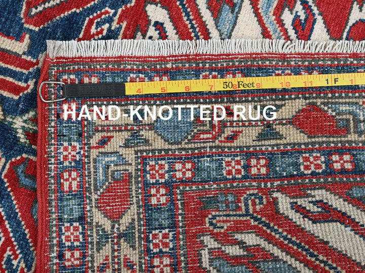 2'9" x 9'10" New Hand Knotted Red Wool Runner Oriental Rug - MOA102453