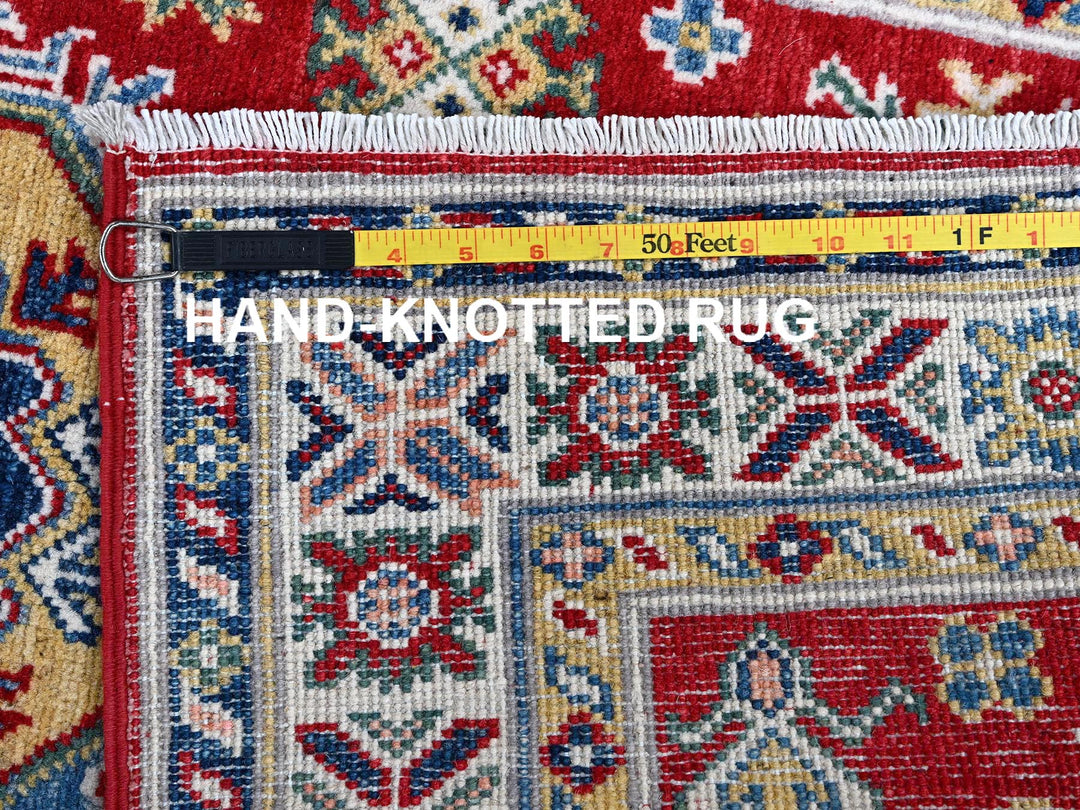 2'9" x 9'8" New Hand Knotted Red Wool Runner Oriental Rug - MOA102456