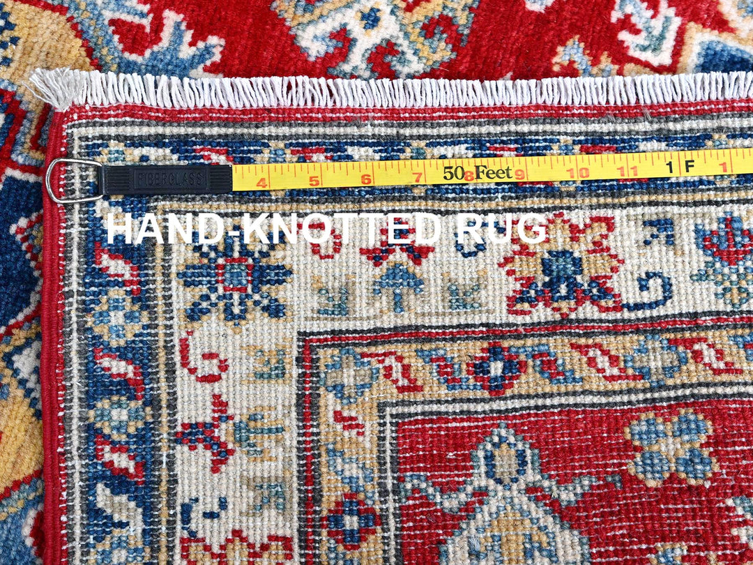 2'10" x 9'7" New Hand Knotted Red Wool Runner Oriental Rug - MOA102457